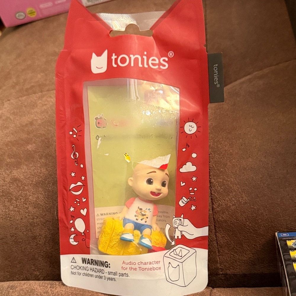Tonies Cocomelon Character Figure - Red/White Packaging, Yellow Accent